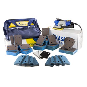 EKAPRO 3"x4" Total Sanding Kit - Central Vacuum with Fabric Tool Bag