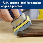 EKASILK PLUS 1 / 2 in. Sanding Sponge 3"x 4" Ultra Fine Hook & Loop