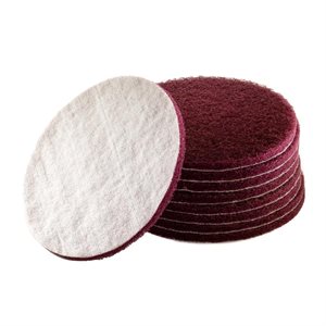 Sanding Disc 5" UNEELON Maroon (Medium) Hook & Loop