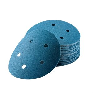 Sanding Disc 5" x 5 Hole Grit #220 FILMTEK Hook & Loop