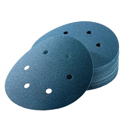 Sanding Disc 6" x 6 Hole Grit #240 FILMTEK Hook & Loop