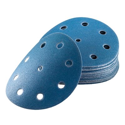 Sanding Disc 5" x 9 Hole Grit #80 FILMTEK Hook & Loop (Festool 5x9)