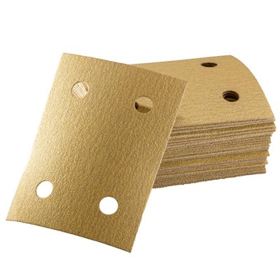 Sanding Sheet 3 x 4 Grit #180 4 Holes Vented EKASTORM Hook & Loop