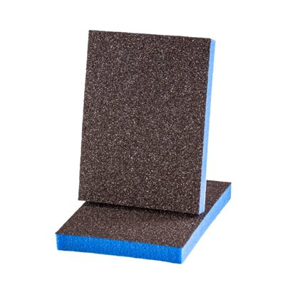 EKASILK PLUS 1 / 2 in. Sanding Sponge 3"x 4" Very Fine Hook & Loop