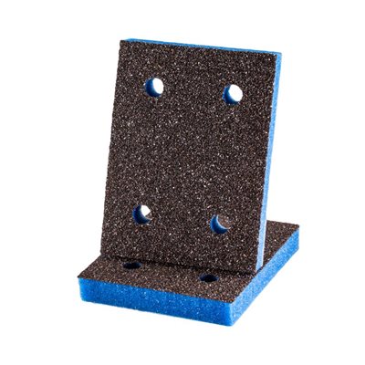 EKASILK PLUS 1 / 2 in. Sanding Sponge 3"x 4" Coarse 4 Holes Hook & Loop