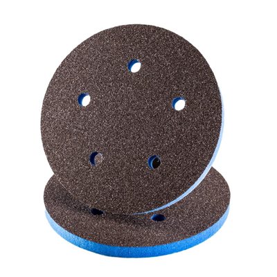 EKASILK PLUS 10mm Sanding Sponge 5" Very Fine 5 Holes Hook & Loop